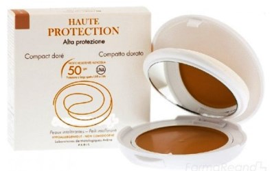 EAU THERMALE AVENE COMPATTO SPF50 DORATO 10 G - FarmaLucia