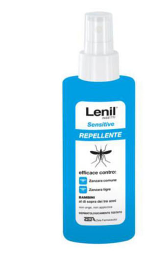 LENIL INSETTI SENSITIVE EMULSIONE ANTIZANZARA IN FLACONE + POMPA DISPENSER 100 ML - FarmaLucia