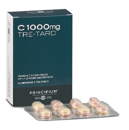 PRINCIPIUM C 1000 MG TRE-TARD 24 COMPRESSE A TRE STRATI - FarmaLucia