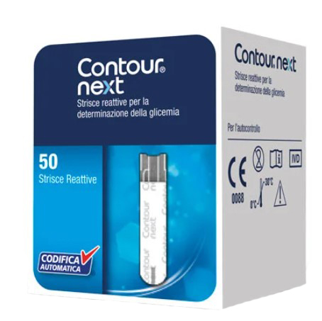 CONTOUR GLICEMIA STRISCE REATTIVE 50 PEZZI - FarmaLucia