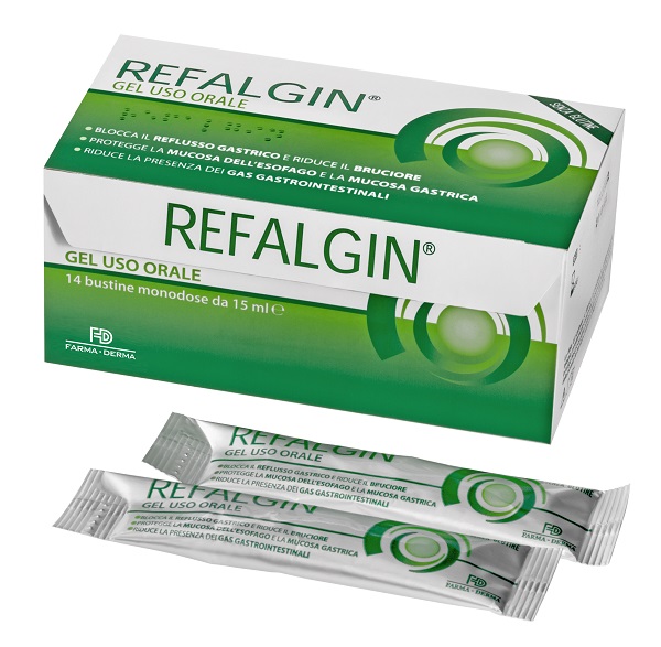 REFALGIN GEL OROSOLUBILE ANTIREFLUSSO 14 BUSTINE 15 ML - FarmaLucia
