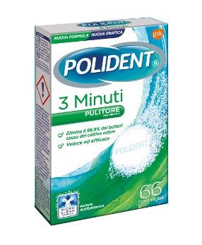 POLIDENT 3 MINUTI 66 COMPRESSE - FarmaLucia