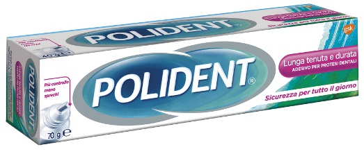 ADESIVO PROTESI DENTALI POLIDENT LUNGA TENUTA 70 G - FarmaLucia