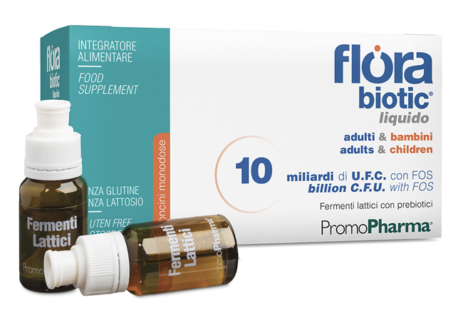 FLORA LIQUIDO ADULTI & BAMBINI 10 FLACONCINI X 10 ML - FarmaLucia