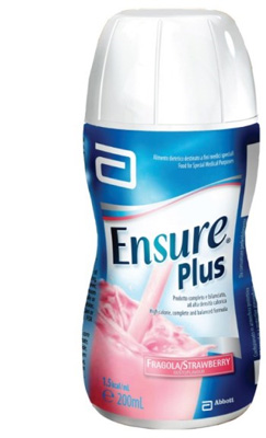 ENSURE PLUS FRAGOLA 4 BOTTIGLE DA 200 ML - FarmaLucia