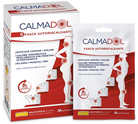 CALMADOL FASCIA RISCALDANTE PACK 6 PEZZI - FarmaLucia
