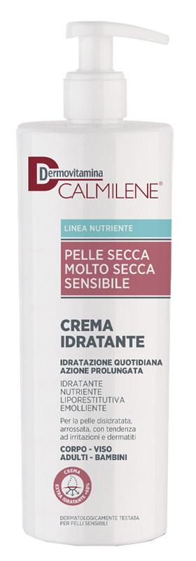 DERMOVITAMINA CALMILENE CREMA IDRATANTE PER PELLE SECCA, MOLTO SECCA O SENSIBILE 500 ML - FarmaLucia