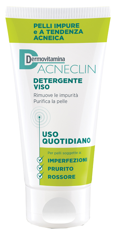 DERMOVITAMINA ACNECLIN DETERGENTE VISO USO QUOTIDIANO 200 ML - FarmaLucia