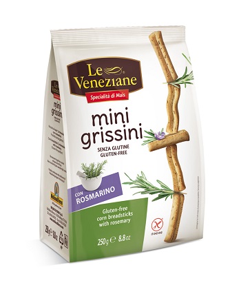 LE VENEZIANE MINI GRISSINI ROSMARINO 250 G - FarmaLucia