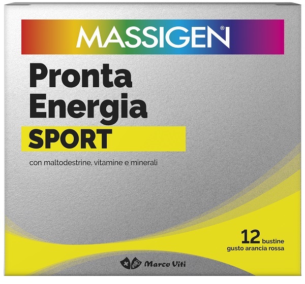 MASSIGEN SPORT PRONTA ENERGIA 12 BUSTINE - FarmaLucia