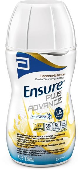 ENSURE PLUS ADVANCE BANANA 4 BOTTIGLIE DA 220 ML - FarmaLucia