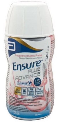 ENSURE PLUS ADVANCE FRAGOLA 4 BOTTIGLIE DA 220 ML - FarmaLucia