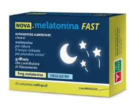 NOVA MELATONINA FAST 45 COMPRESSE 1MG DI MELATONINA - FarmaLucia