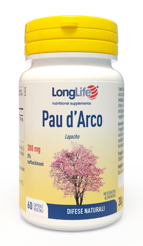 LONGLIFE PAU D'ARCO 60 CAPSULE VEGETALI - FarmaLucia