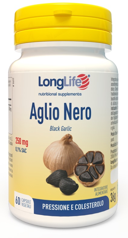 LONGLIFE AGLIO NERO 60 CAPSULE VEGETALI - FarmaLucia