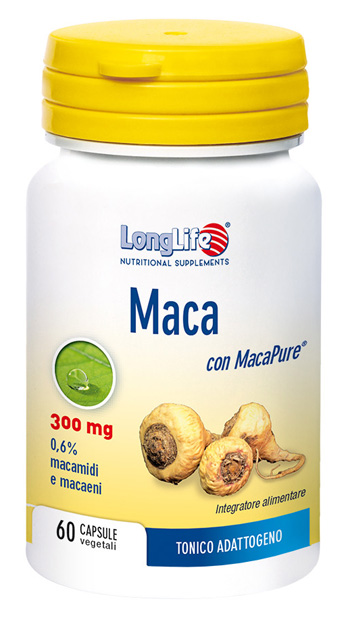 LONGLIFE MACA 60 CAPSULE VEGETALI DA 550 MG - FarmaLucia
