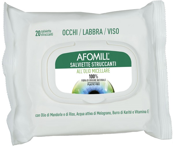AFOMILL SALVIETTINE STRUCCANTI OLIO MICELLARE - FarmaLucia