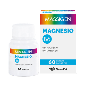 MASSIGEN MAGNESIO B6 60 CAPSULE - FarmaLucia