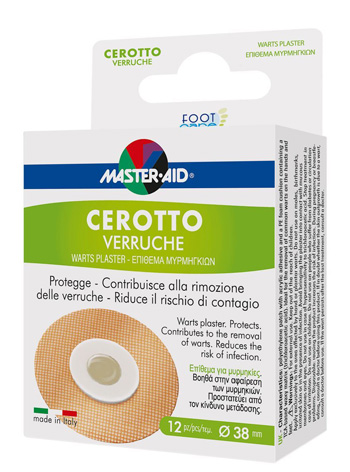 CEROTTO VERRUCHE MASTER-AID FOOTCARE 38 MM 12 PEZZI E3 - FarmaLucia