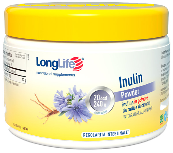 LONGLIFE INULINA POWDER 240 G - FarmaLucia