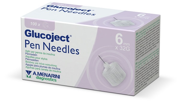 AGO PER PENNA DA INSULINA GLUCOJECT 6 MM GAUGE 32 100 PEZZI - FarmaLucia