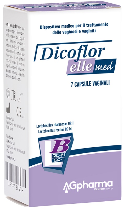 DICOFLOR ELLE MED 7 CAPSULE VAGINALI - FarmaLucia