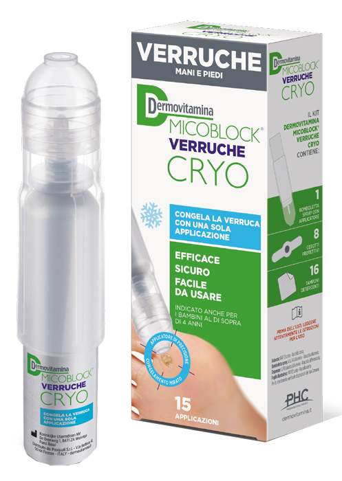 DERMOVITAMINA MICOBLOCK VERRUCHE CRYO SPRAY 38 ML - FarmaLucia