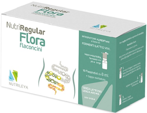 NUTRIREGULAR FLORA 10 FLACONCINI 8 ML - FarmaLucia