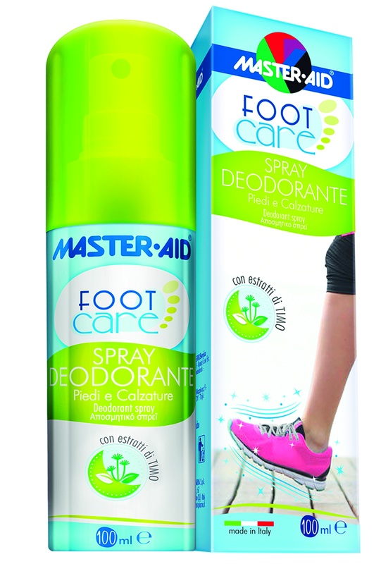 MASTER-AID FOOT CARE SPRAY DEODORANTE 100 ML - FarmaLucia