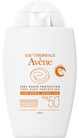 EAU THERMALE AVENE SOLARE FLUIDO MINERALE 50+ 40 ML - FarmaLucia
