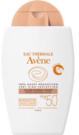 EAU THERMALE AVENE SOLARE FLUIDO MINERALE 50+ COLORATO 40 ML - FarmaLucia