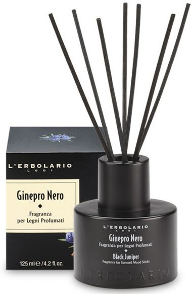 GINEPRO NERO FRAGRANZA LEGNI PROFUMATI CON BASTONCINI 125 ML - FarmaLucia