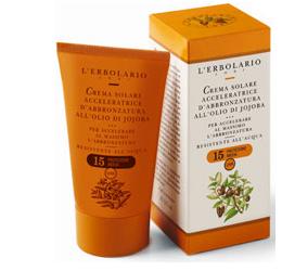 CREMA ACCELERATRICE D'ABBRONZATURA OLIO DI JOJOBA SPF15 125 ML - FarmaLucia