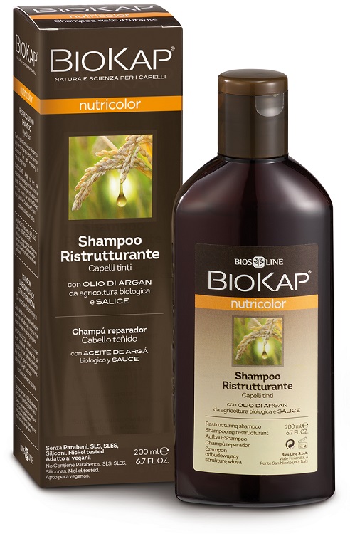 BIOKAP NUTRICOLOR SHAMPOO RISTRUTTURANTE 200 ML - FarmaLucia