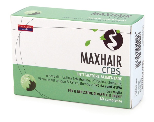 MAX HAIR CRES 60 COMPRESSE - FarmaLucia