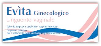 EVITA GINECOLOG UNGUENTO VAGINALE TUBO DA 30 G + 6 APPLICATORI VAGINALI MONOUSO - FarmaLucia