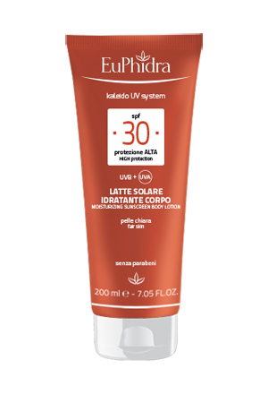 EUPHIDRA KALEIDO UV SYSTEM LATTE SOLARE CORPO 30 - FarmaLucia