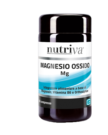 NUTRIVA MAGNESIO OSSIDO GI GROUP 50 COMPRESSE 1 G - FarmaLucia