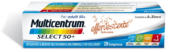 MULTICENTRUM SELECT EFFERVESCENTE 20 COMPRESSE - FarmaLucia