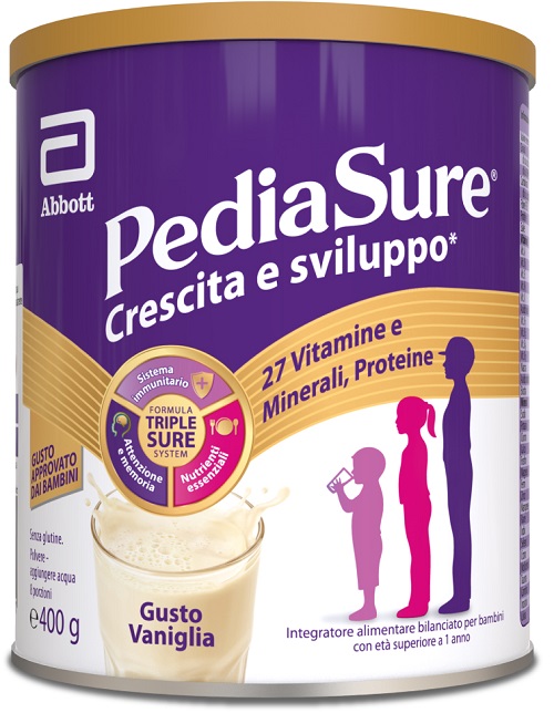 PEDIASURE CRESCITA&SVILUPPO VANIGLIA 400 G - FarmaLucia