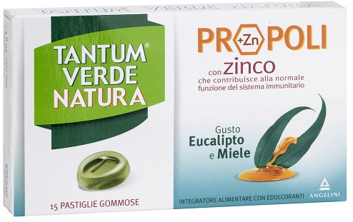 TANTUM VERDE NATURA PASTIGLIE GOMMOSE EUCALIPTO & MIELE 30 G - FarmaLucia