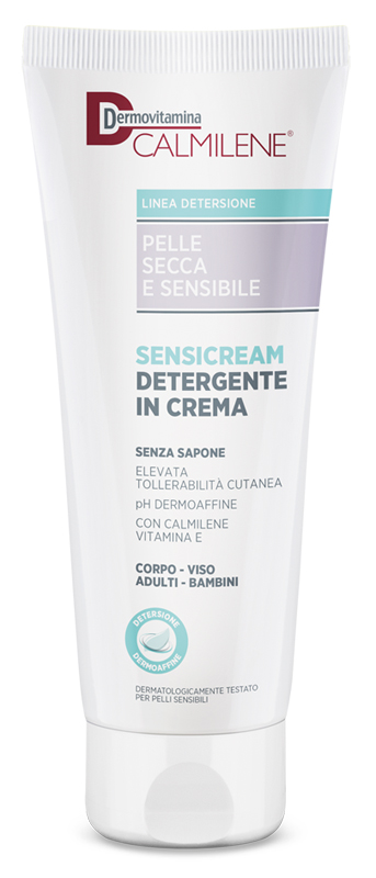 DERMOVITAMINA CALMILENE SENSICREAM DETERGENTE IN CREMA SENZA SAPONE PER PELLE SECCA E SENSIBILE 250 ML - FarmaLucia