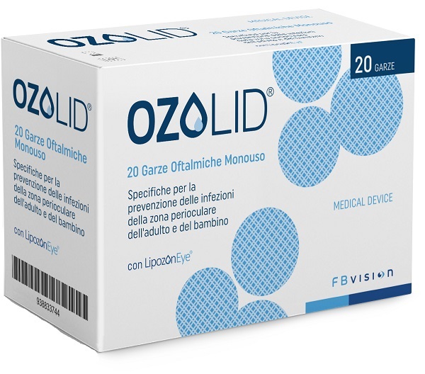 GARZA OZOLID OFTALMICA TNT CON OLIO OZONIZZATO IN FOSFOLIPIDI LIPOZONEYE 20 PEZZI - FarmaLucia