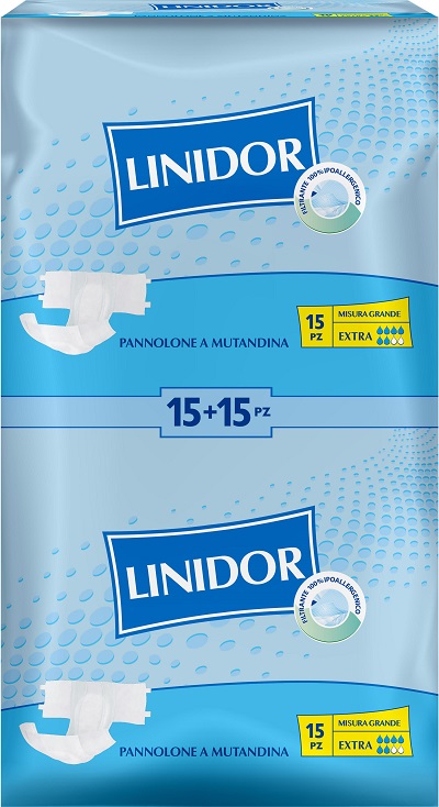 PANNOLONE PER INCONTINENZA A MUTANDINA LINIDOR MG 30 PEZZI - FarmaLucia