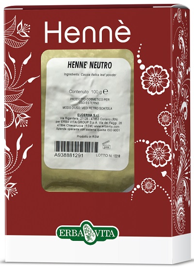 HENNE COLORANTE CAPELLI NEUTRO 100 G - FarmaLucia