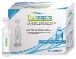 FLUIRESPIRA SOLUZIONE FISIOLOGICA STERILE 30 FLACONCINI MONODOSE DA 5ML - FarmaLucia