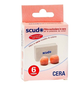 TAPPO AURICOLARE EARPLUG SCUDO IN CERA 6 COPPIE 12 PEZZI ARTICOLO 7EN081 - FarmaLucia