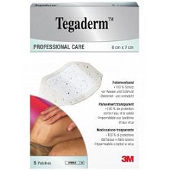 TEGADERM MEDICAZIONE IMPERMEABILE TRASPARENTE 5 PEZZI 6X7 CM - FarmaLucia