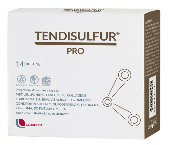 TENDISULFUR PRO 14 BUSTINE DA 8,6G - FarmaLucia