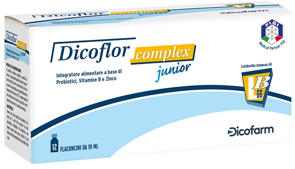 DICOFLOR COMPLEX JUNIOR 12 FLACONI DA 10 ML - FarmaLucia
